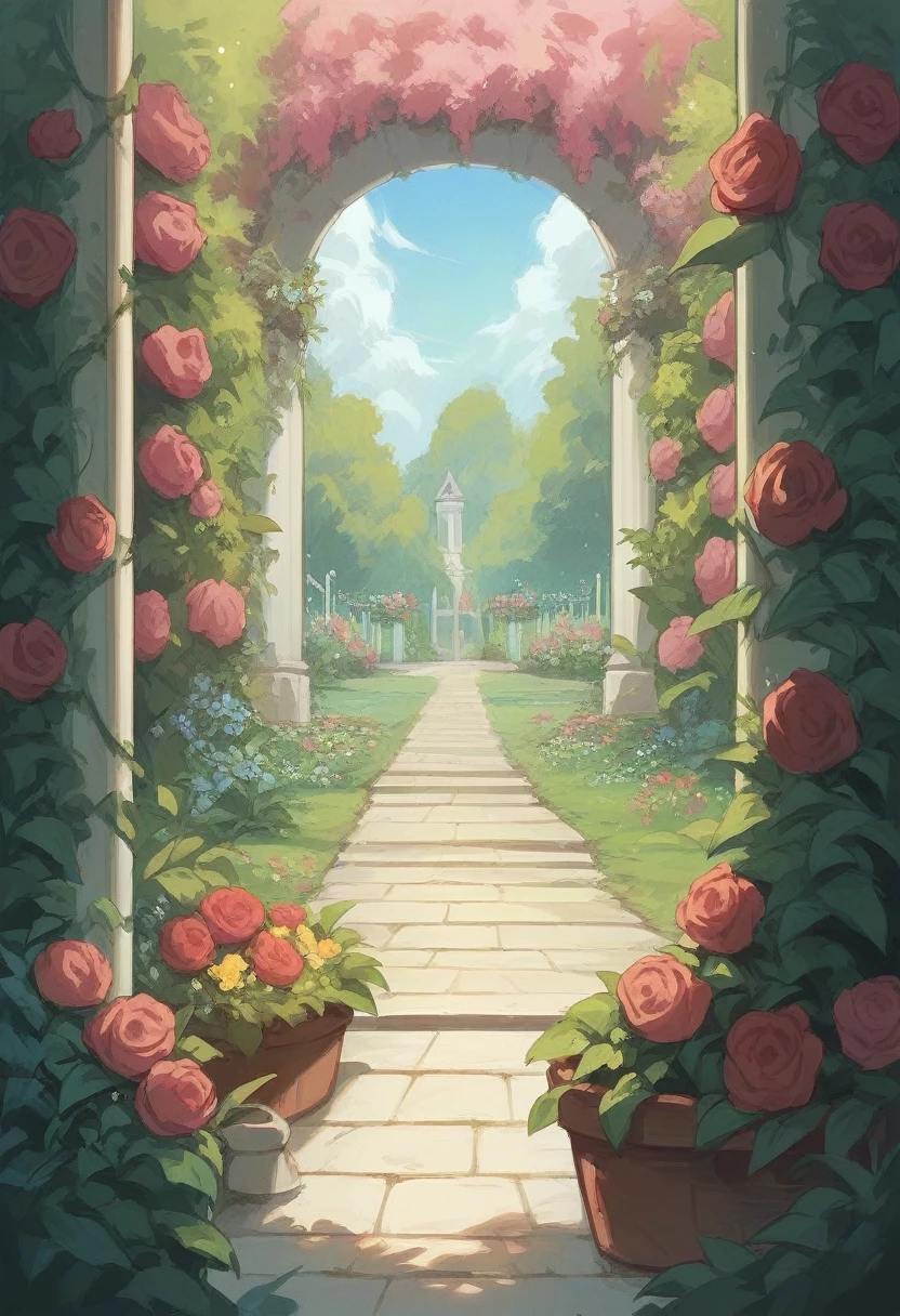 big garden, magical, fullcolor