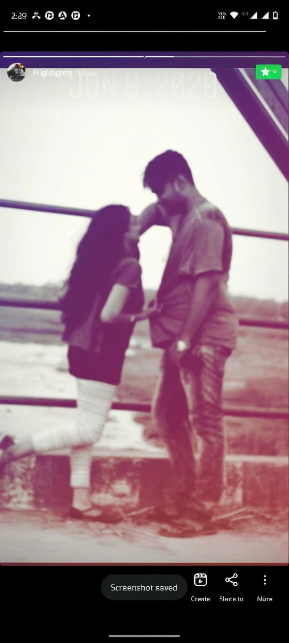 A COUPLE FALLING IN LOVE
