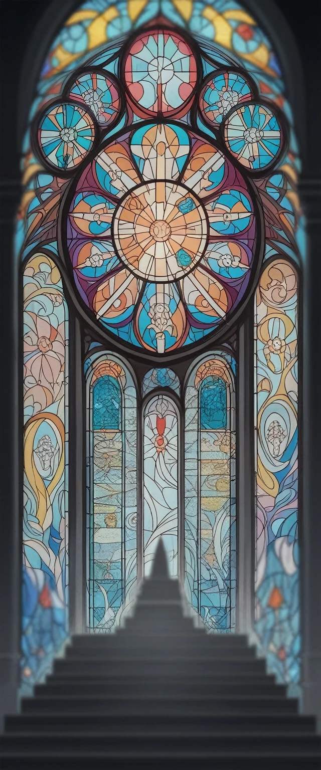 A highly detailed and realistic 3D render of a girl playing a video game in a cathedral, with stunning realistic lighting and dramatic action poses, cinematic depth of field, volumetric fog, intricate architectural details, beautiful stained glass windows, dynamic camera angle, photorealistic textures and materials, vibrant colors, dramatic shadows and highlights, masterful composition.