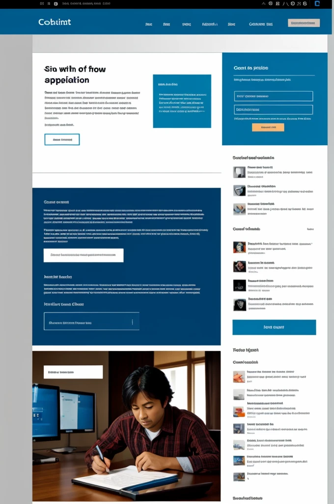 show me the application to create web pages