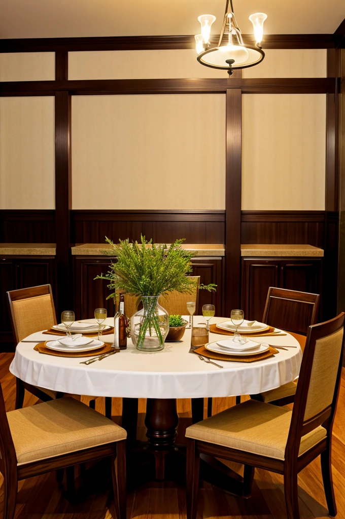 designing a warm and welcoming dining room.