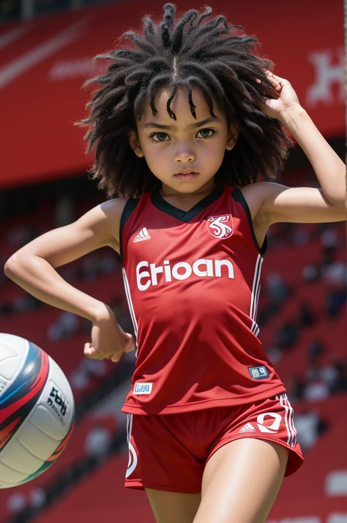 Makes children look at Flamengo's shirt
