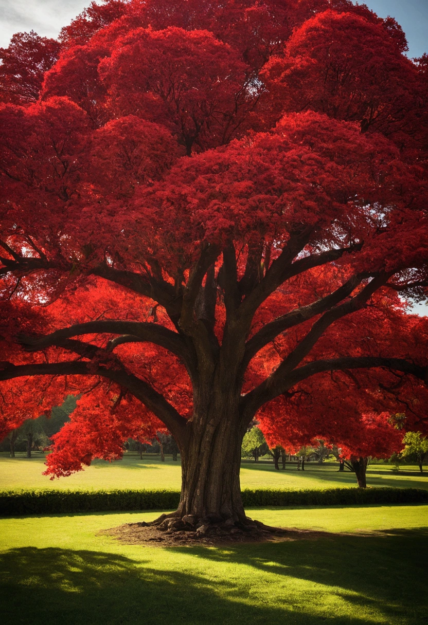 red tree
