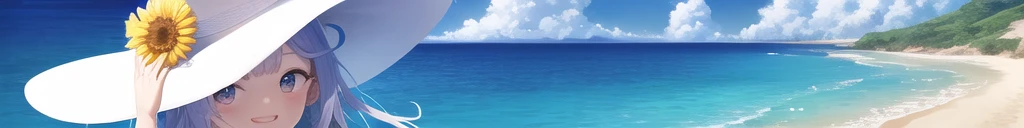 absurdres, 1girl, ocean, railing, white dress, sun hat, smile, (realistic:0.75), (waving:0.9),