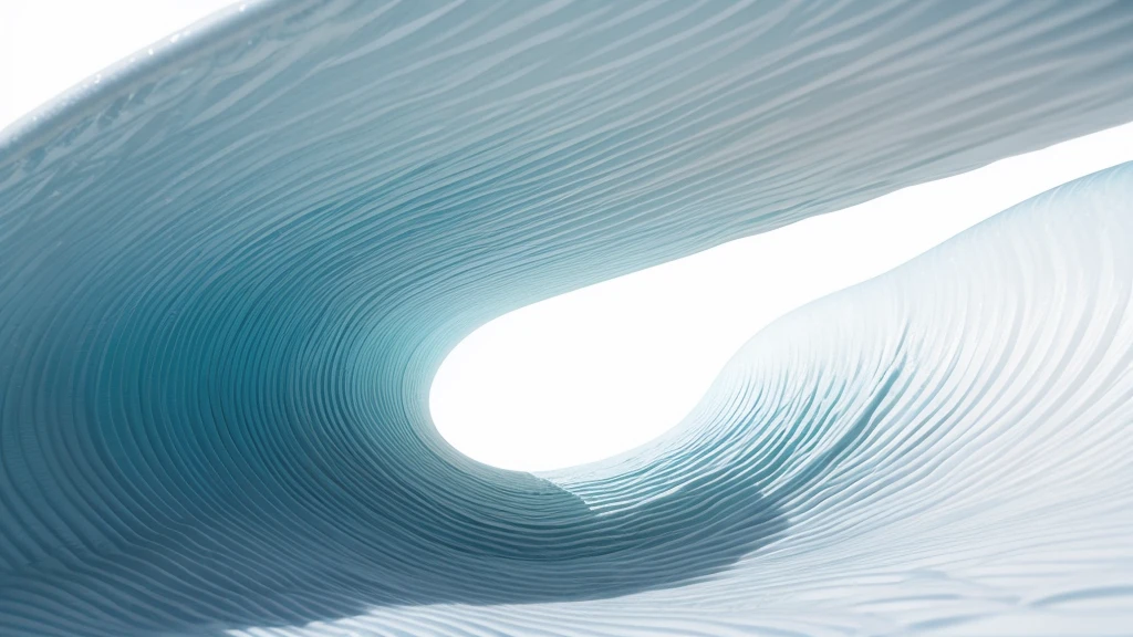 White background, From half of the image down, a wave gradient until reaching color 1dd782