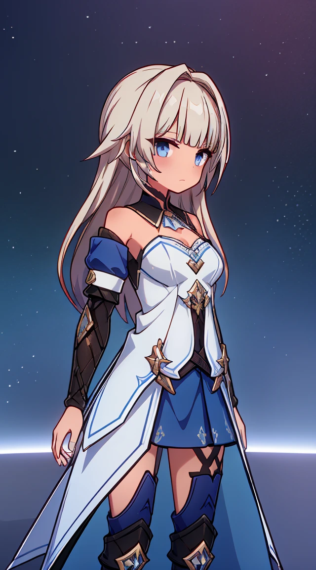 1girl, anime, cute girl, blank background, white background, fantasy, detailed fantasy dress with highlights, beautiful face, beautiful eyes, dark colors, black hair with multicolor streaks, golden iris eyes, medium small breasts (slightly big), slight cleavage, beautiful skin, cute, breast curtains, extremely delicate and beautiful, (beautiful detailed face:1.0), (detailed deep eyes), symmetrical breasts, deep eyes, shiny skin, portrait, slender waist, hips wider than shoulders, thighs, expressionless, young girl, luminous eyes, adorable，（Kpop idol）,（aegyo sal：1），（Platinum blonde hair：1），（（puffy eye）），Black panty，sexy posture，Superskirt, ultra high resolution，Black collar，slim figure, Abdominal y tattoo, womb tattoo，Tight-fitting leg ring，y tattoo on half-body，Bare skin, Armored hand，Hidden fingertips，Hand covered，Arm covered，Fist covered,{{beautiful detailed fingers}}, tufts of hair, moderate beautiful breast:1.0,(masterpiece:1.2), best quality, high-res, HDR, perfect face, intricate armor, delicate blue filigree, intricate filigree, red metalic parts, detailed part, dynamic pose, dynamic lights,