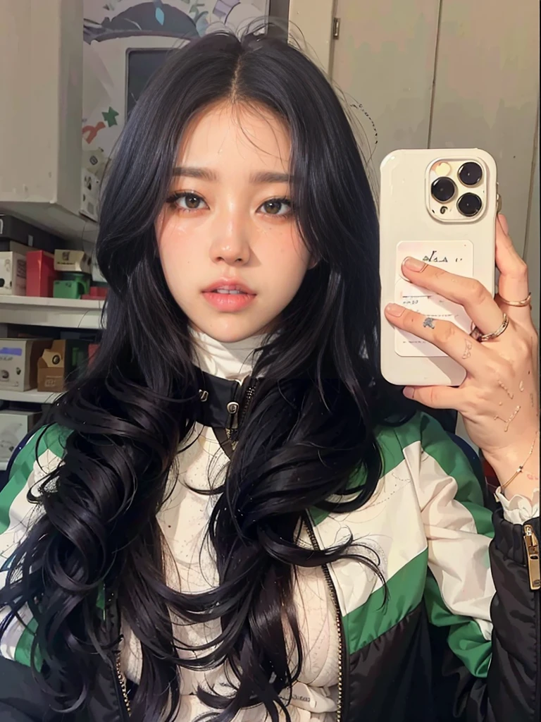 master part:1.2, best qualityer), qualidade 4K, realisitic, (Actual image, details Intricate, Depth of field), (1 girl, standing alone), make up, separated lips, highy detailed, face perfect, (skin denture), thick-thighs, Broad Hips, small waist, Cao Cao, bright coral lips, tattooed, CHEST TATTOO , ASİAN, ulzzangs, korean, ulzzang, ANDY FLOWER ASIAN, image of a woman、above the face、unsmooth skin、Masterpiece artwork、Maximum quality、8k photo、Woman in her 40s, Middle-aged Woman、wearing a mask、Keep your face close to the audience, magnificent korean woman of the best quality, Masterpiece artwork, perfect like Jennie Kim, beautiful face, (Foto realisitic: 1.3), (highly detailed skin: 1.2), 8k HD, dslr, high qualiy, high resolution, 4K, 8k, Best proportion, four fingers;, (realisitic: 1.3), handsome 1, the highest quality, a mulher ASİAN mais perfeita do mundo, so beautiful surreal features, no defects, (8k, CRU photo, best qualityer, Masterpiece artwork: 1.2), (realisitic, foto-realisitic: 1.37), ultra detali, ultra high nothing, 1 , gazing at viewer, beautiful detailed face, beautiful lips, narrow, (Waist slender: 1.3), chemise, detailed beautiful skin, texture skin, floating hair, Professional Lighting, magnificent woman, ASİAN woman, mulher ASİAN mais linda do mundo, the woman of dreams, ASİAN, lulu chen, Beautiful Chinese model, dilraba dilmurat, Qifenglin