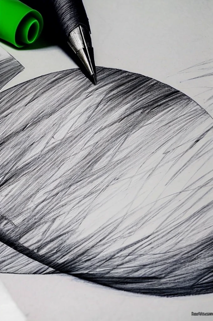 Create a detailed drawing of a single rock using various techniques and styles, all done with a pen on white paper. Ensure the rock is the same in each depiction, but vary the artistic approaches.
