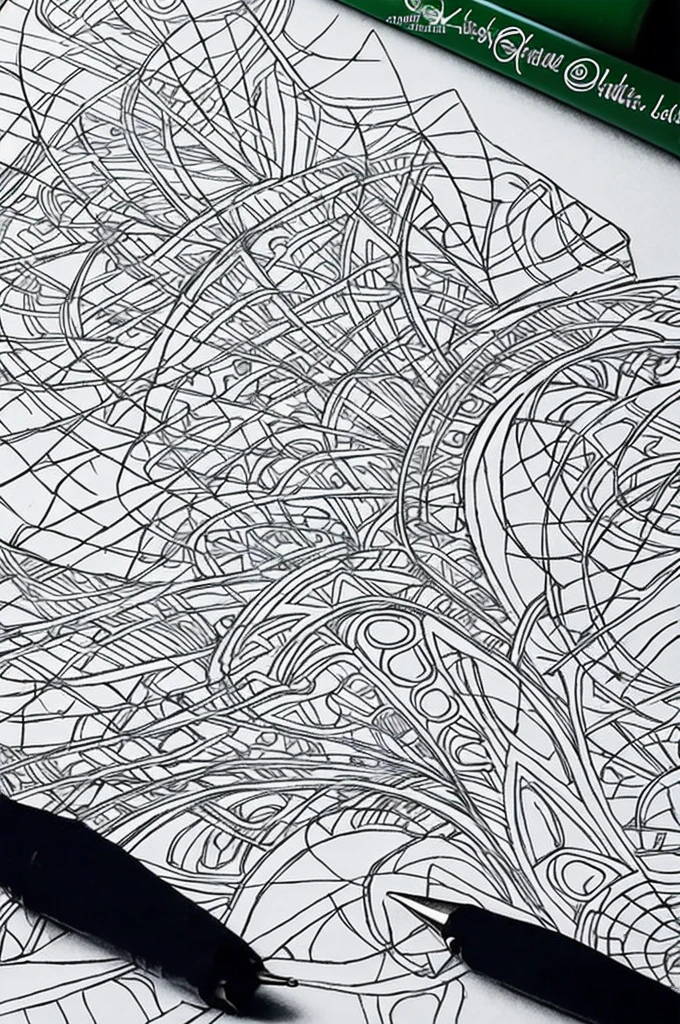 Create a detailed drawing of a single rock using various techniques and styles, all done with a pen on white paper. Ensure the rock is the same in each depiction, but vary the artistic approaches.