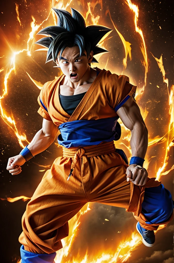 Make Goku eating wings