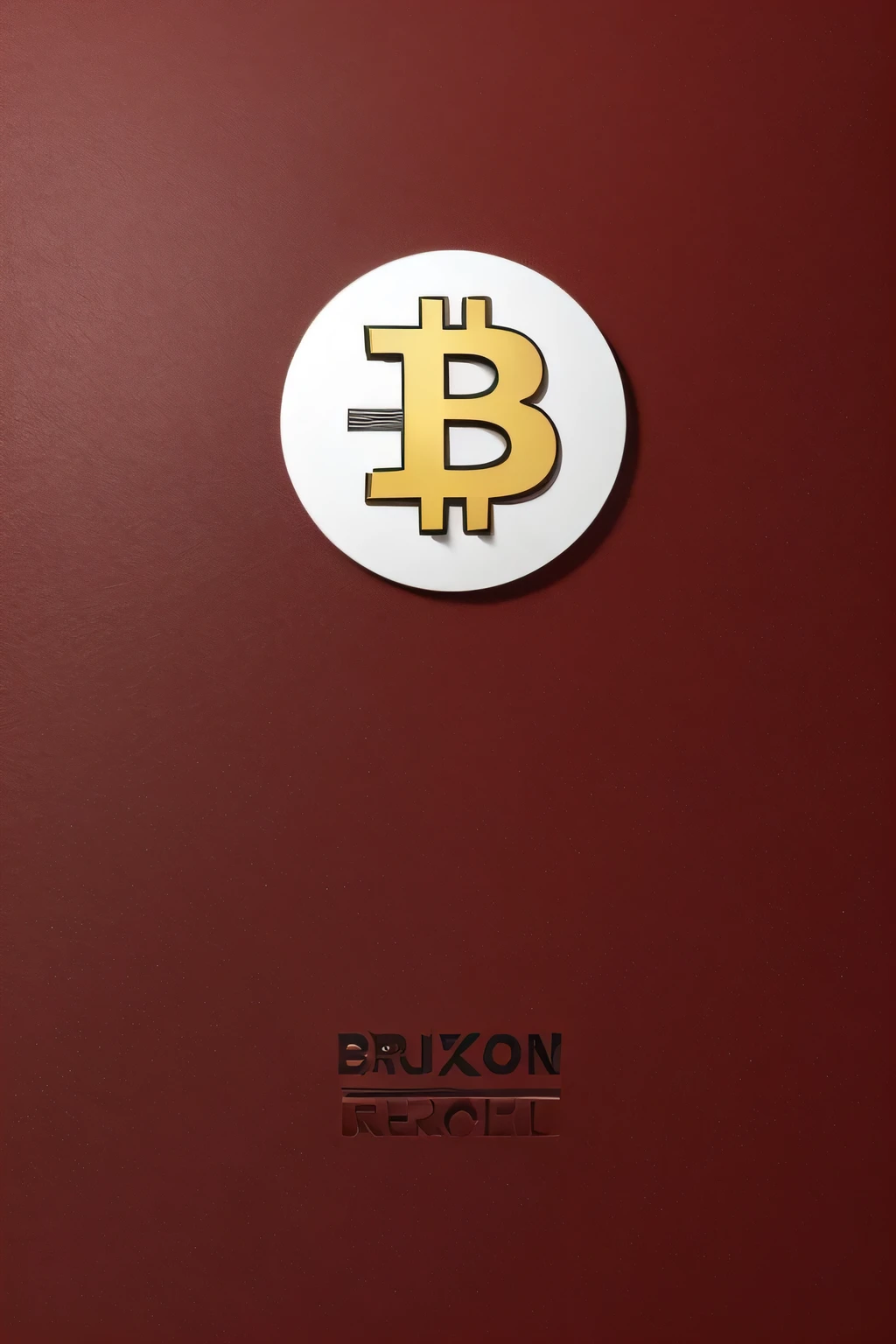 create brand logo, money, bitcoin, red pill