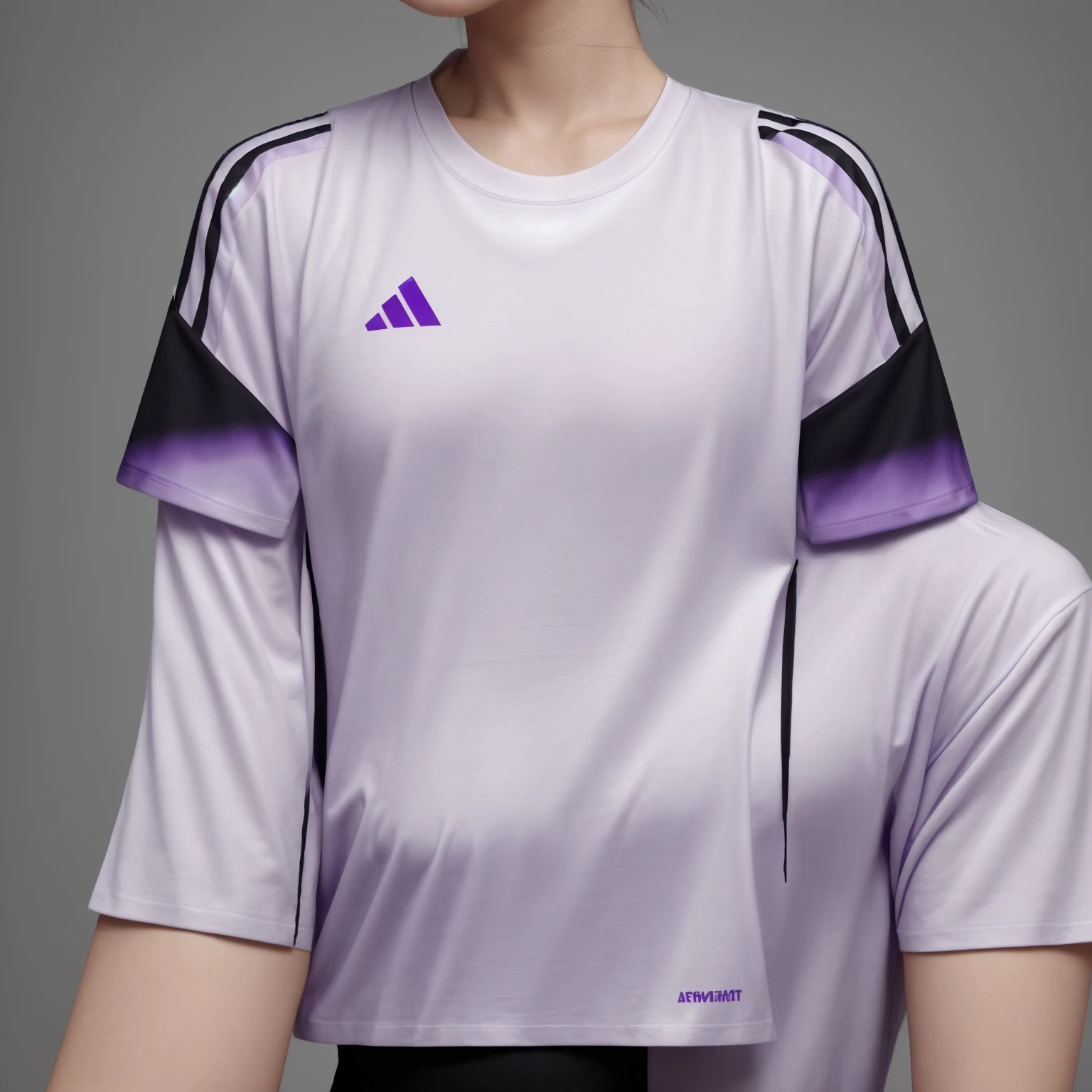 Use this shirt as a base, although, change black to purple