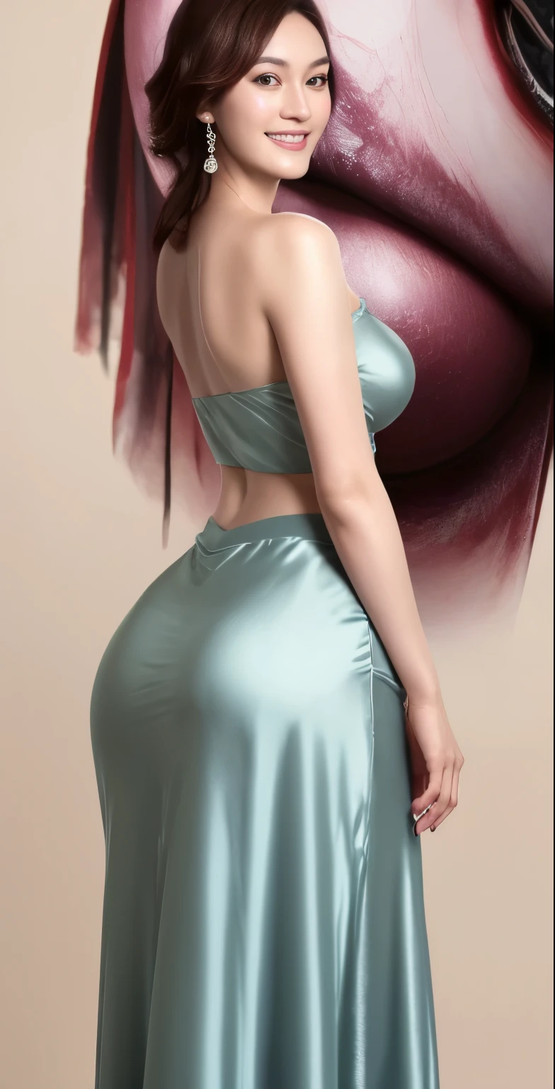 The girl is inflating her chest by filling her breath, due to which her boobs are looking big and her stomach are slightly inside, she is pressing her bare boobs with both her hands , beautiful hot sexy real looking , ( indian aunty) ( big naked round boobs ) , Standing with her back against a wall and one leg slightly bent forward , She has opened her lips slightly as if she is having an orgasm , ( sexy romantic orgasmic face expression) , ( wet body wearing a glued transparent wet saree ) , ( naked pussy visible through transparent dress) ( hd clicking real photo without human body error ) make a realistic photograph without any error