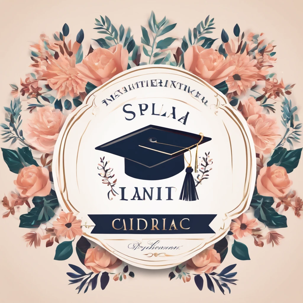 A logo for a graduation event organization company