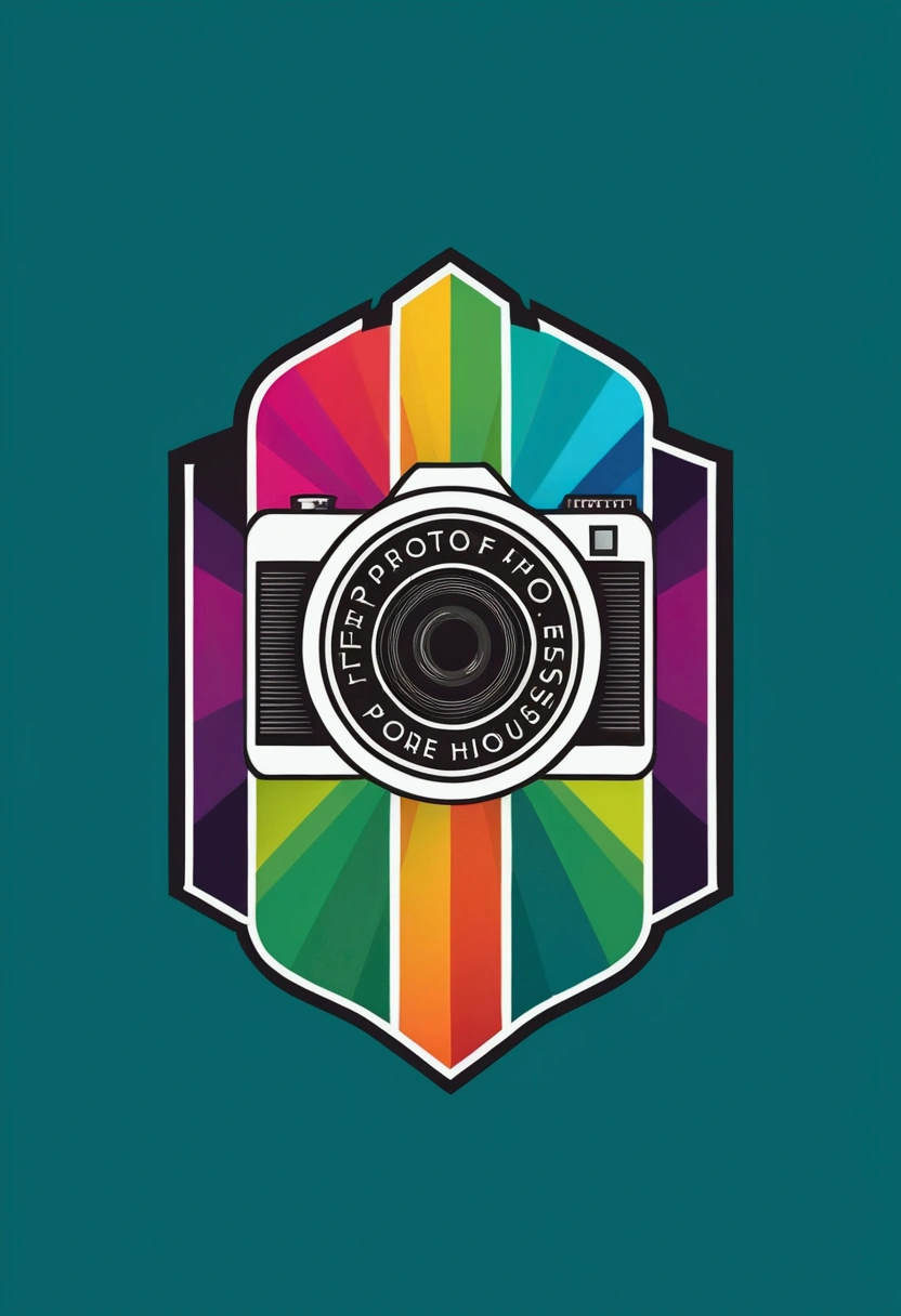 A colorful logo for the photo house profile