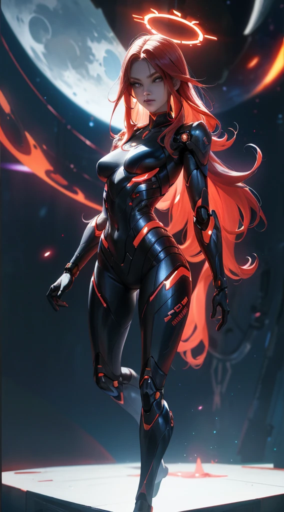 score_9, score_8_up, score_7_up, rating_explicit, Expressiveh, best quality, masterpiece, ultra - detailed, intricate, very detailed, high resolution, realisticlying, hd, 8K, nsfw, 1girl, The halo, full body shot shot, humanoid robots, long legs, mechanical legs, dynamic poses, Extremely delicate mech, Glowing dark red LED part, extra very long hair, full bodyesbian, High-tech background, rim-light, scientific fiction, (Marek Okon:1.3), Mooncryptowow's midway style, psychedelia
