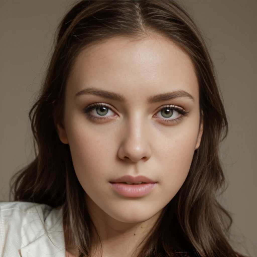 A close-up of a woman with long hair and a braid, portrait of Sophie Mudd, face like Ester Expósito, perfect face, detailed perfect face, perfect face, close-up perfect face, perfect face, sexy face with full makeup, detailed and perfect face, beautiful face, perfect face model, detailed perfect face, extremely beautiful face, perfect and detailed face.
