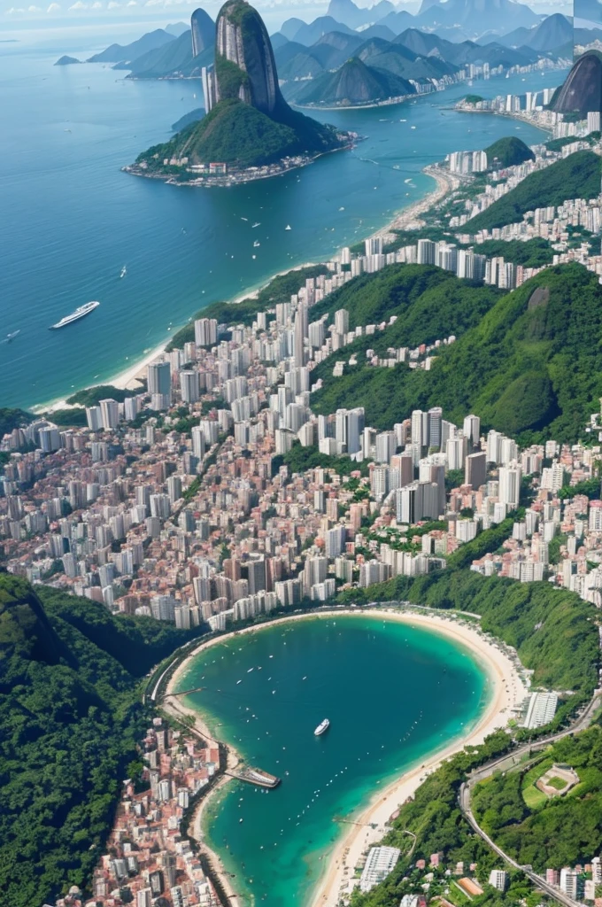 Create images of areas of the city of Rio de Janeiro 