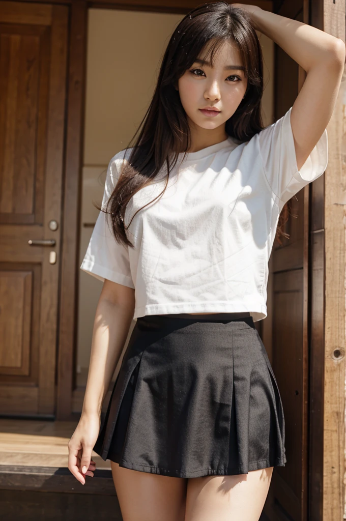 Korean mini skirt 