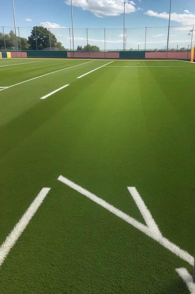 Training players on the field without