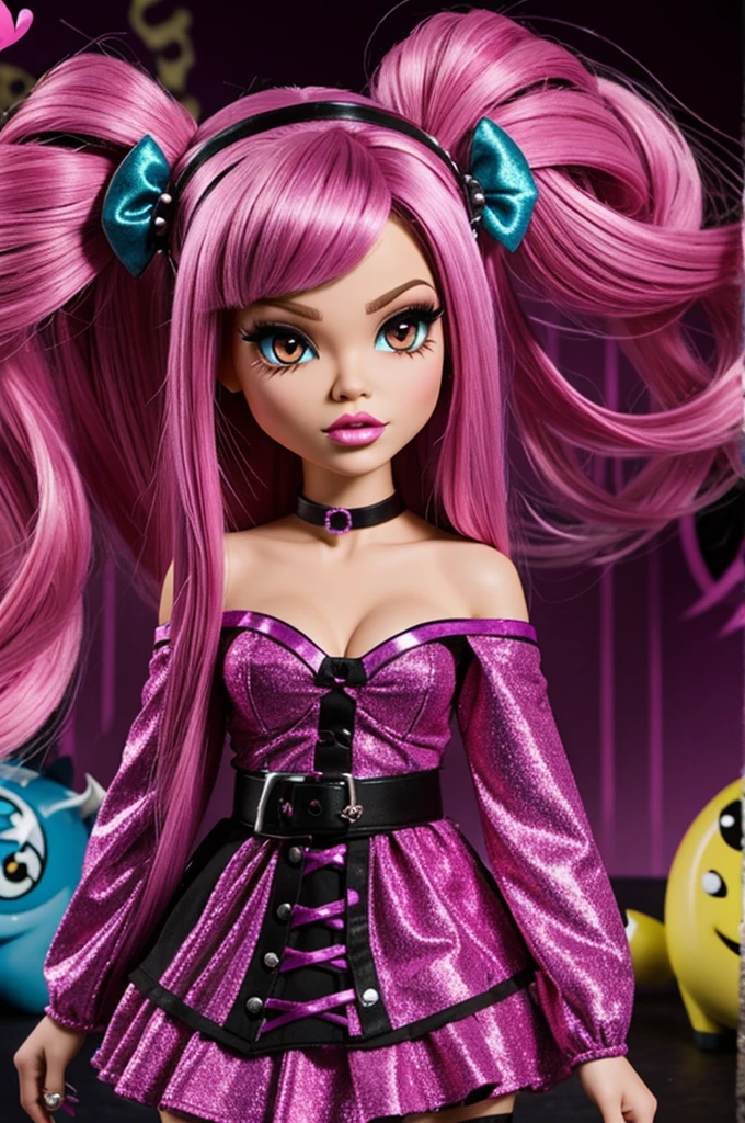 A combination between bratz and monster high