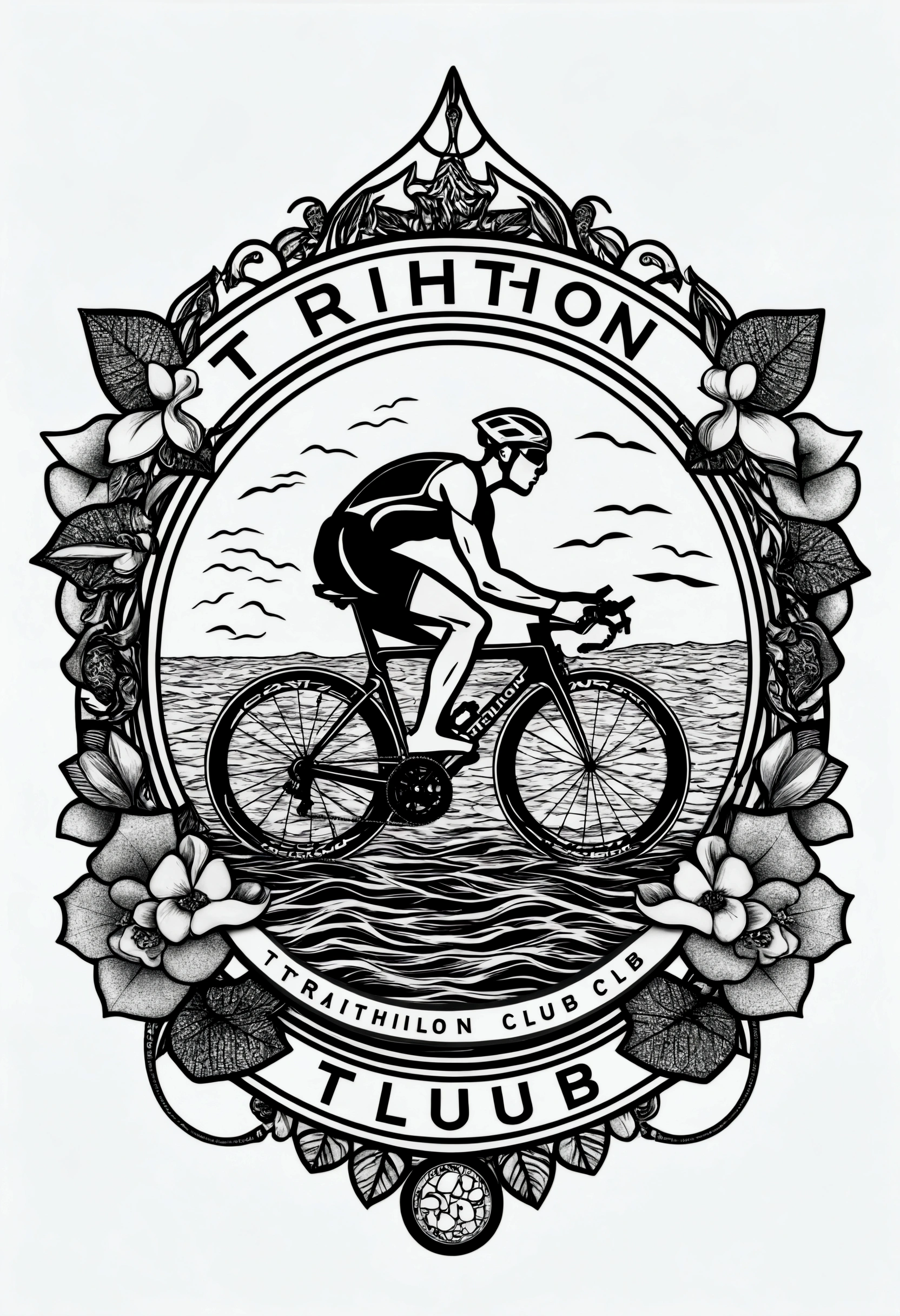 Triathlon club logo