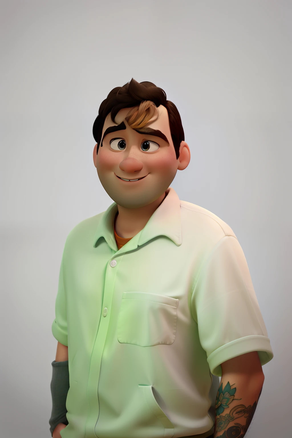 Pixar style studio photo