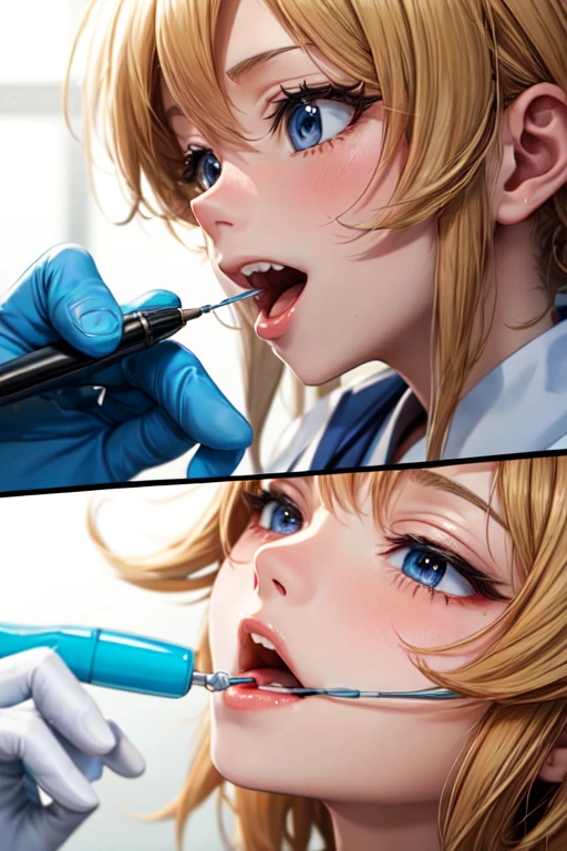 Anime dentist treatment