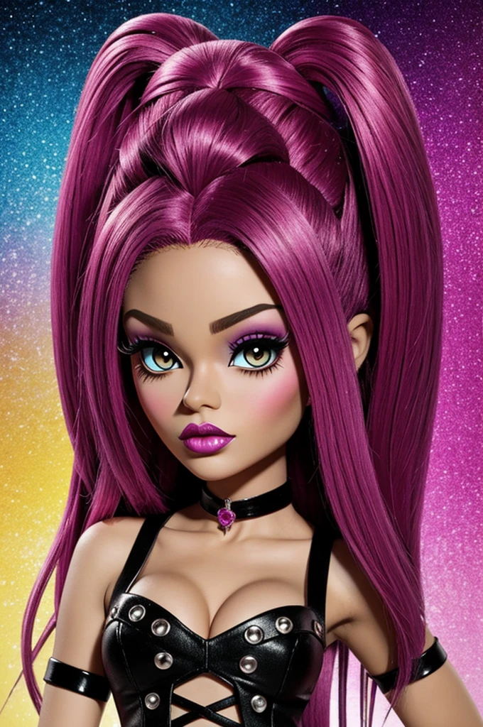 Character combined between bratz and monster high