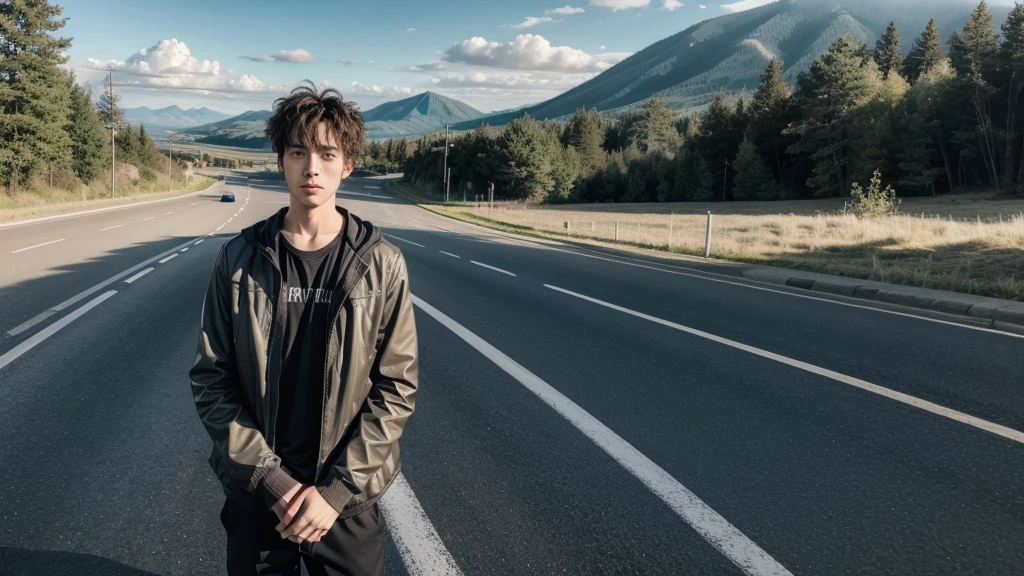 Man on the road
