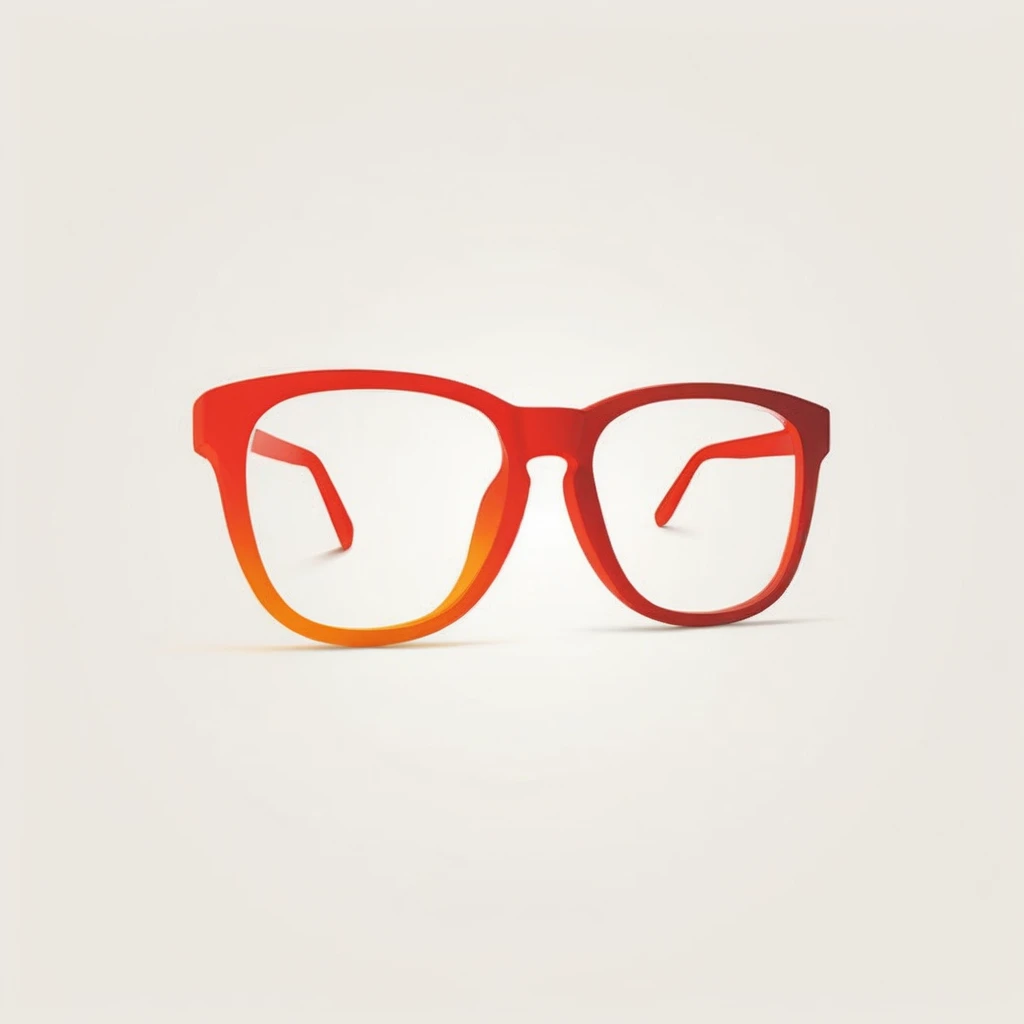 logo,
A logo simple glasses for vision, simple glasses for vision, Energetic colors (red, Orange)
),logoredAF
,