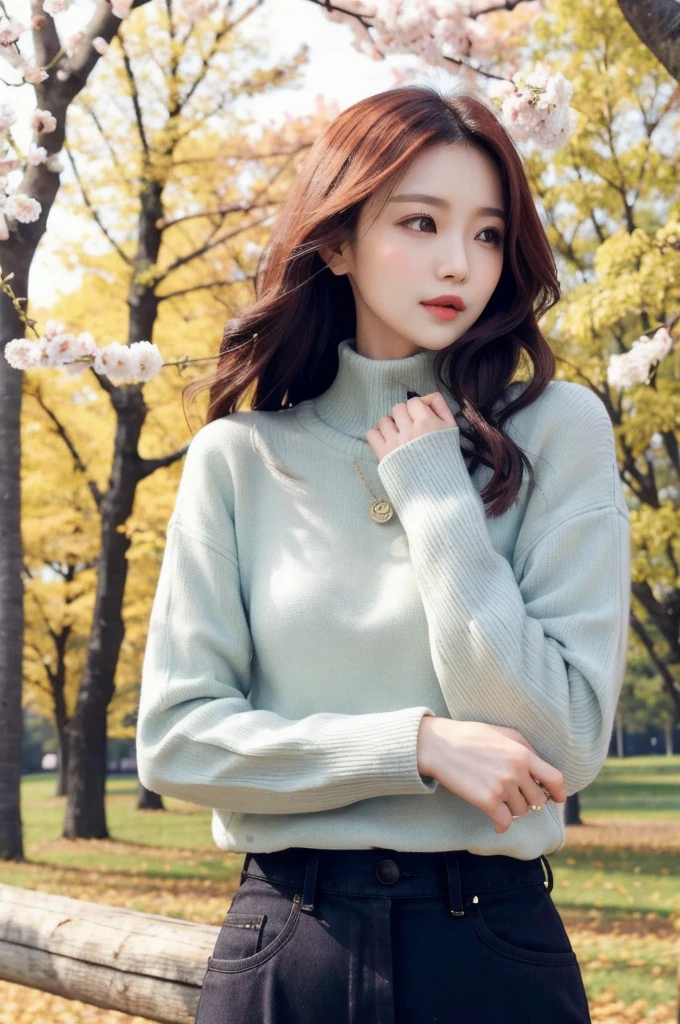 spring　summer　autumn　Waiting for winter　Beautiful and slender in her 30s　