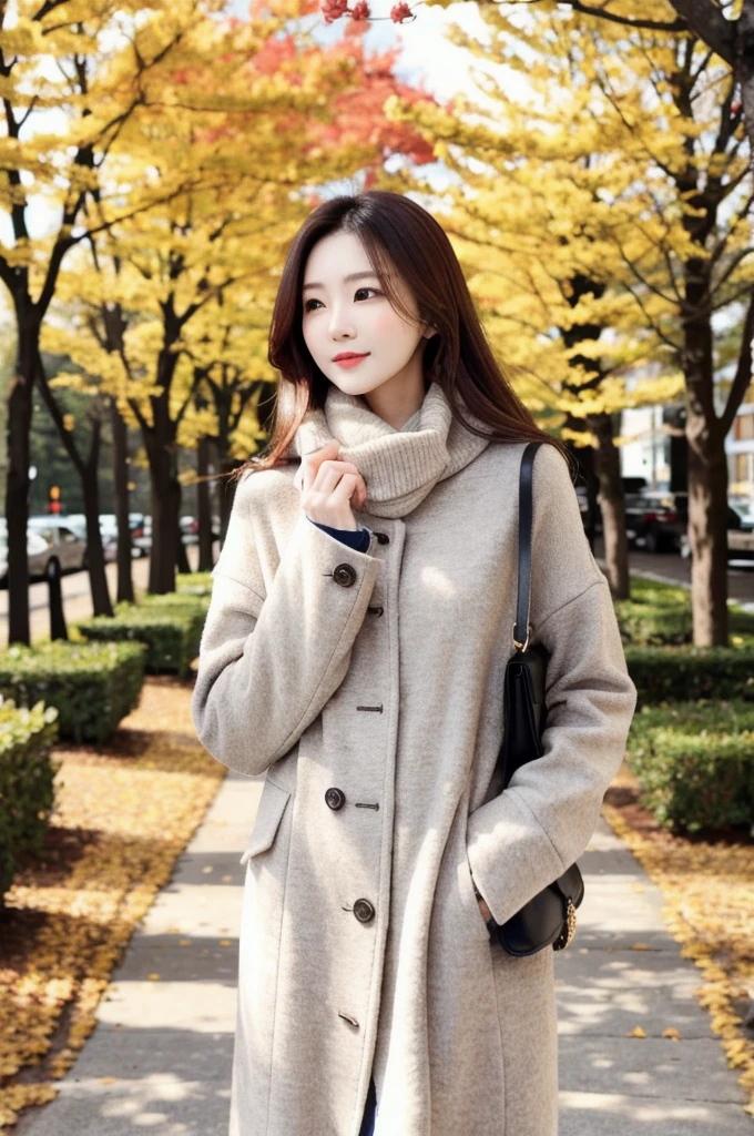 spring summer autumn Waiting for winter Beautiful and slender in her 30s