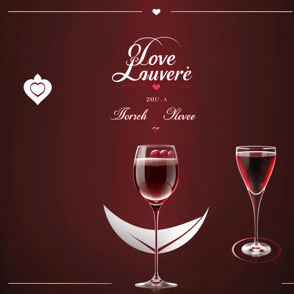 Create the following logo image size: 1080x1080
Nome lovestruck&Wine cellar
Ícone: A stylized heart surrounding a wine glass, symbolizing the love and passion for wine.
colors: burgundy (red wine color), doradas (For a touch of elegance) and white (for contrast and clarity).
fountain: A stylish cursive font for "lovestruck", representing the romantic aspect, and a classic serif font for "Wine cellar", representing tradition and quality.
Layout:
The icon (heart with wine glass) positioned on the left.
the name "lovestruck&Wine cellar" to the right of the icon.
Use thin or shaded borders to give a three-dimensional and sophisticated touch.