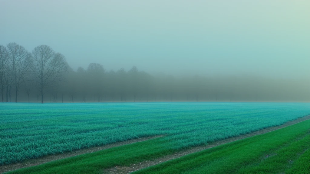 fog like snow of blue, green and red color for landscape background