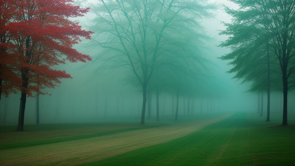 fog like snow of blue, green and red, for a wallpaper