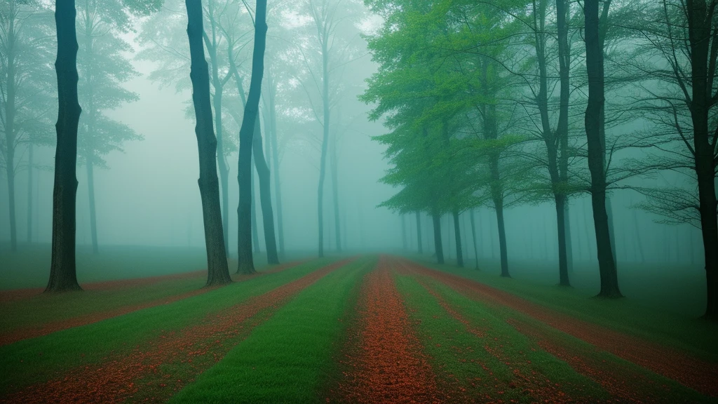 fog like snow of blue, green and red, for a wallpaper