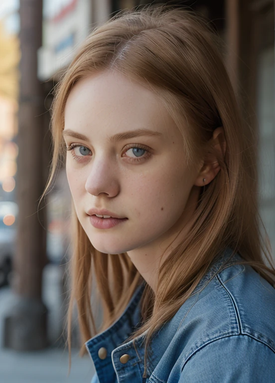 A stunning intricate color close up portrait of (sks woman:1) , wearing Band t-shirt and ripped jeans, epic character composition, sharp focus, natural lighting, subsurface scattering, f2, 35mm, film grain, , by Ansel Adams, 