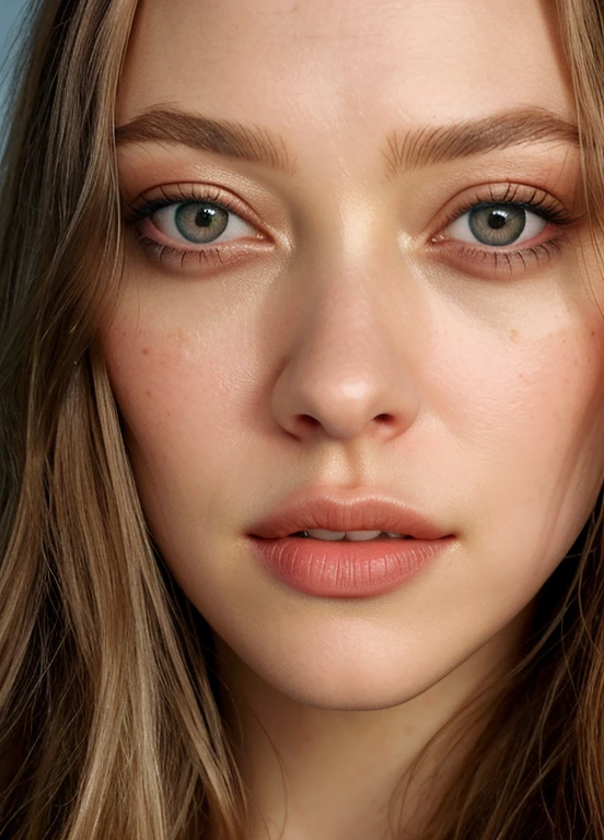 close up portrait of amandaseyfried-ti , by Flora Borsi, style by Flora Borsi, bold, bright colours, ((Flora Borsi)), by David LaChapelle