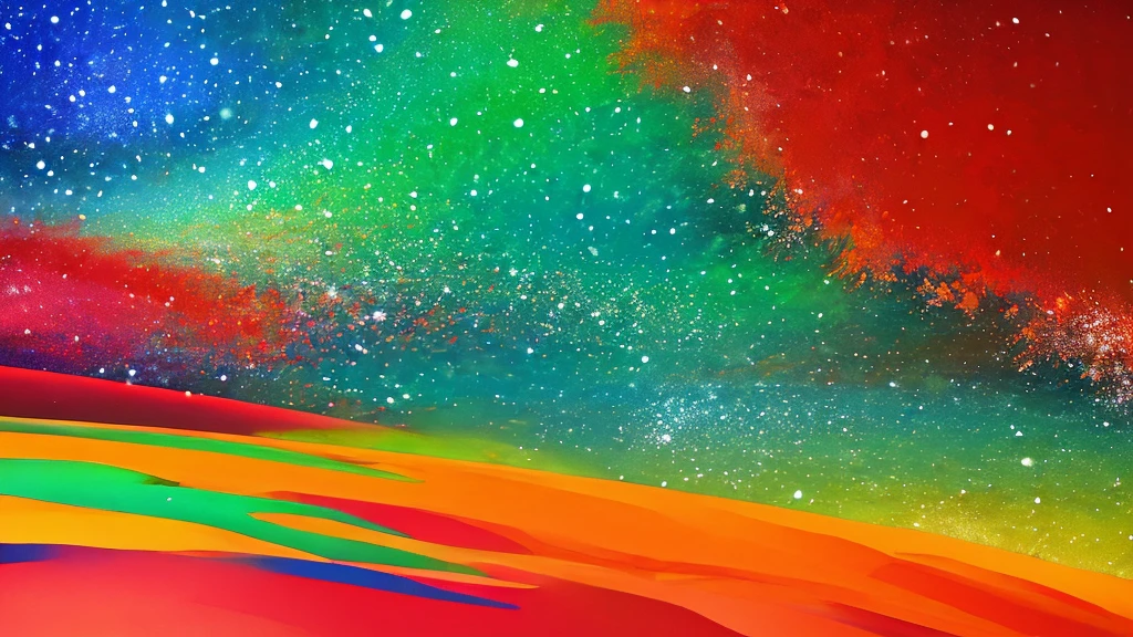 BLUE, GREEN, RED COLOR BACKGROUND (LIKE SNOW)