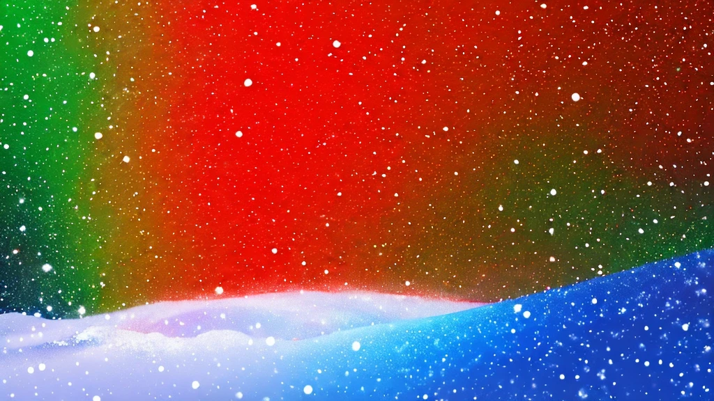 BLUE, GREEN, RED COLOR BACKGROUND (LIKE SNOW)