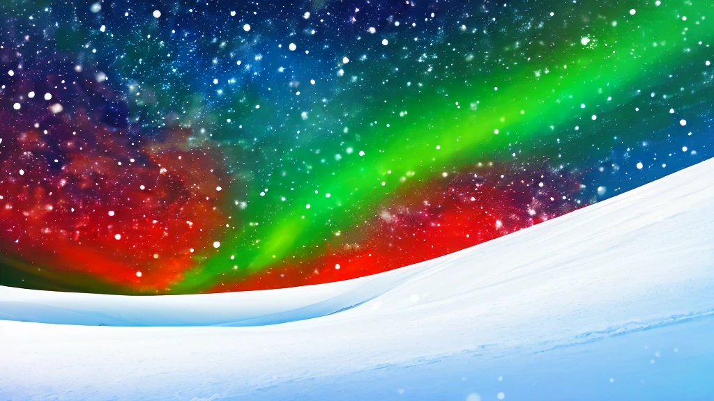 BLUE, GREEN, RED COLOR BACKGROUND (LIKE SNOW)