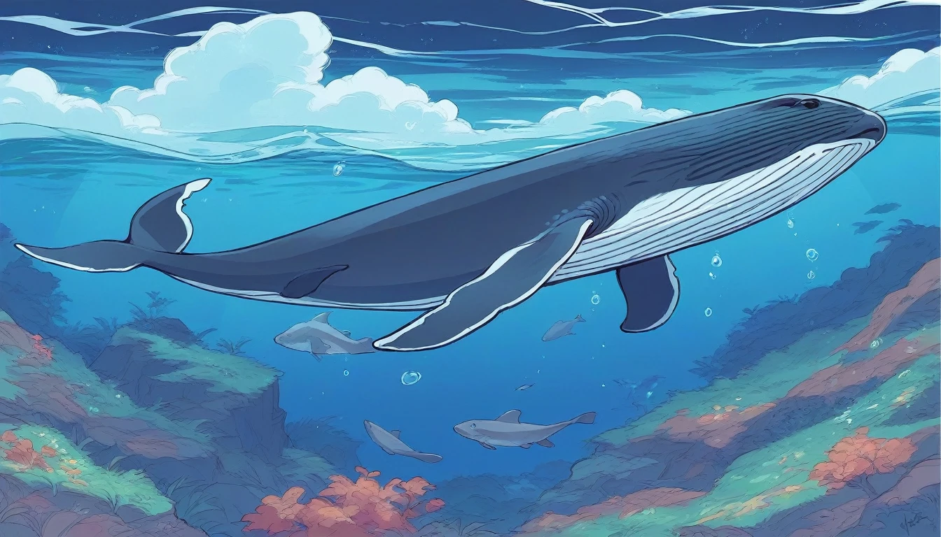 A whale cried over his damaged tablet