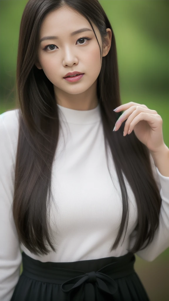 hostess'Face、Married women、Married women、beauty、White sleeveless knit dress、high quality、Super super realistic、healthy、smile、Perfect figure、日本のbeauty、 necklace、Earrings、Perfect Eyes, Beautiful Skin、Looking into the camera、Coastal