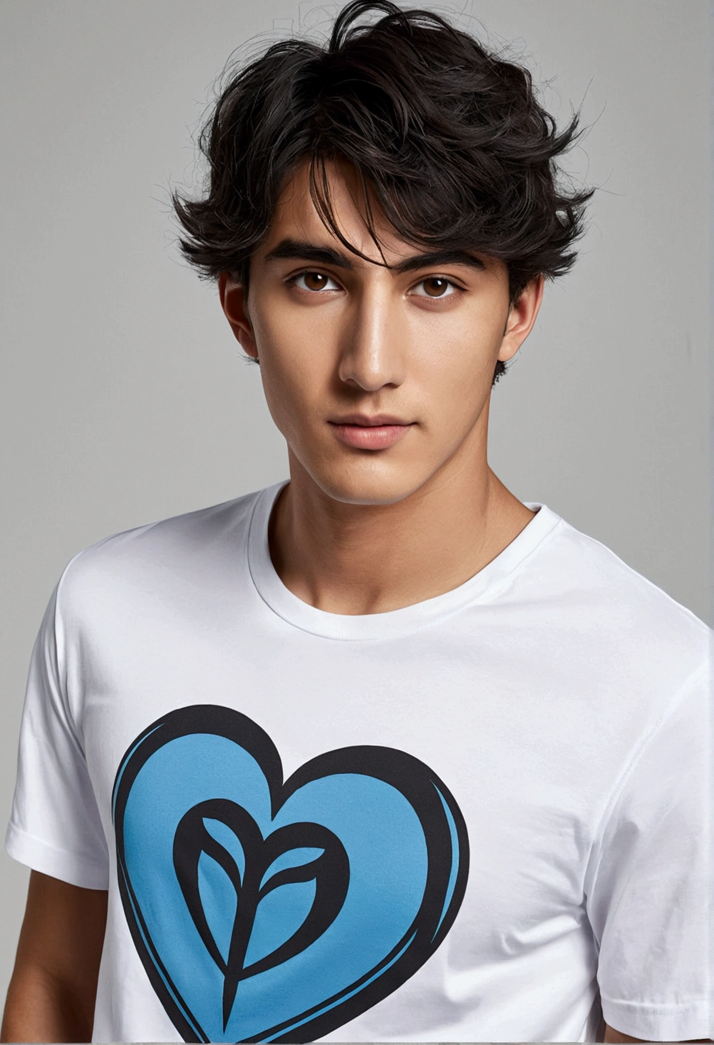 angel de maria league of legends men's style heartsteel, thin athletic man argentine t-shirt, short hair