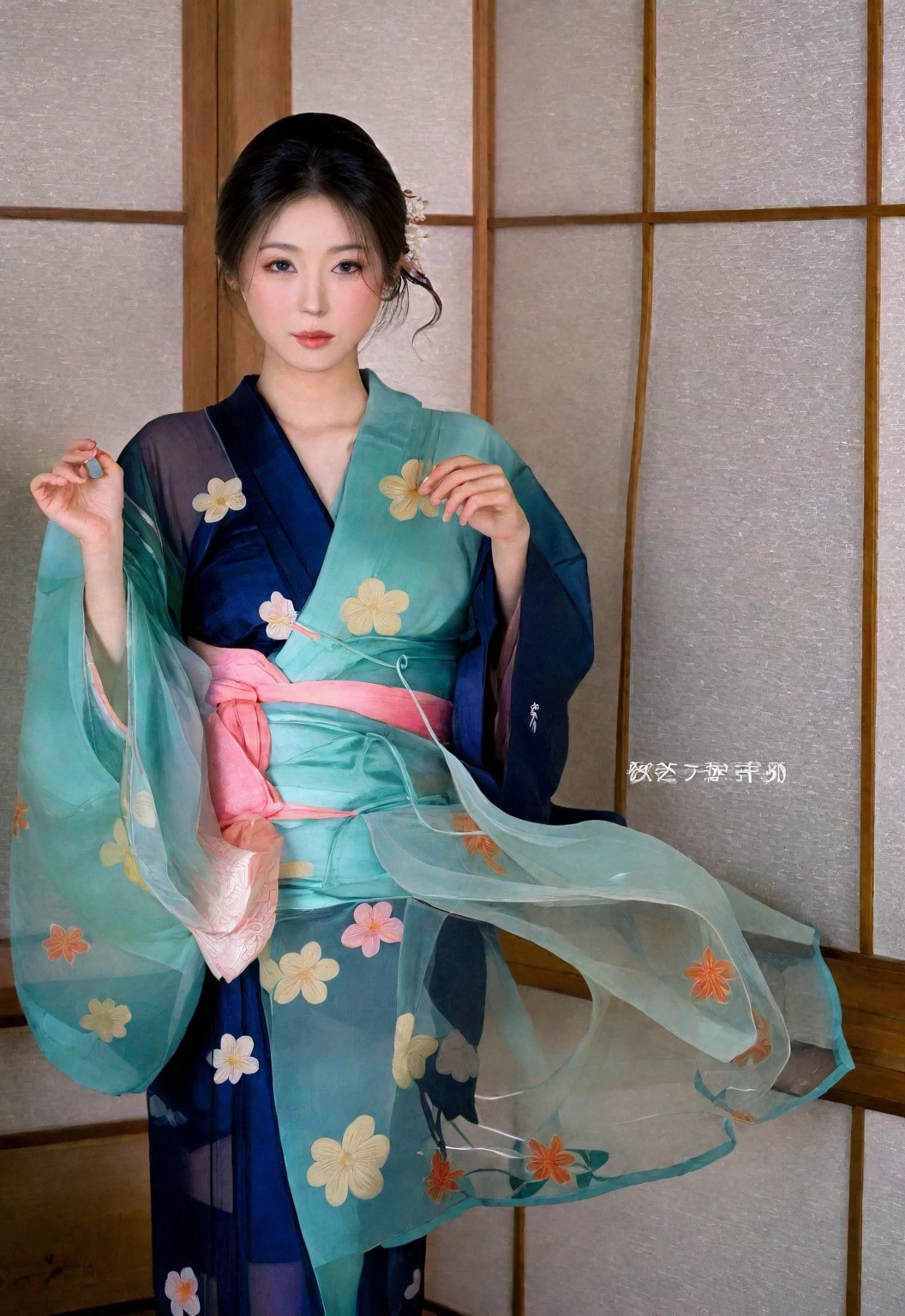 see-through kimono, yukata, Traditional Japanese, Japanese women, Japanese Style, Japanese style