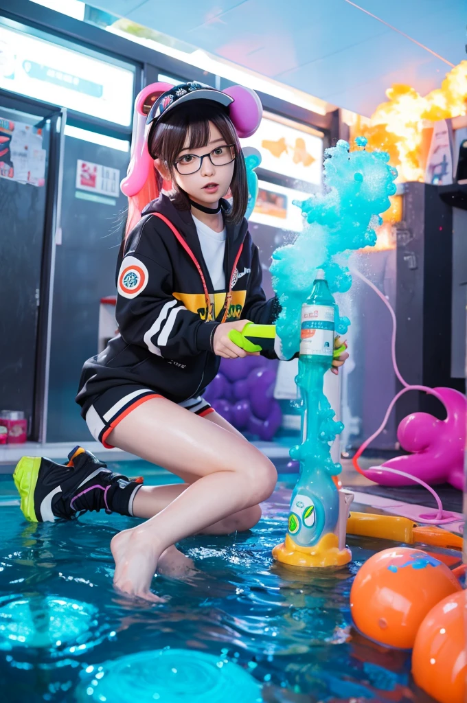 Splatoon characters　I have a bottle geyser　Sexy feeling　