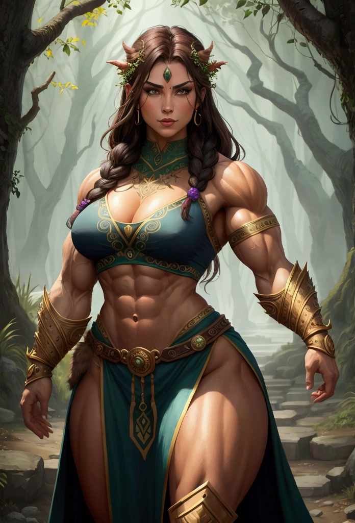 druid muscular woman