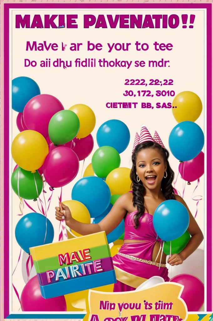 Make me a party invitation