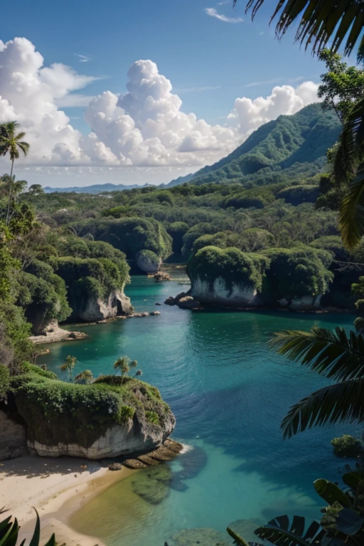 The most beautiful landscape in the tropical world